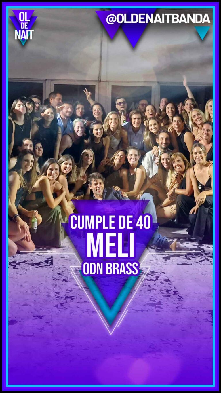 Banda para cumpleaños OL DE NAIT